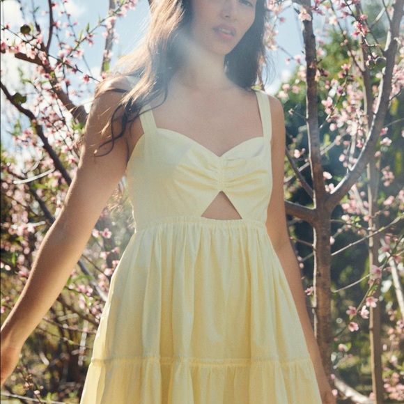 STEELE The Label Clarrie dress in lemon yellow hue. - Picture 11 of 12